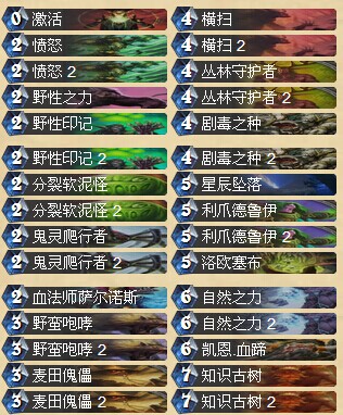 炉石传说后NAXX时代剧毒变种咆哮德卡组分享