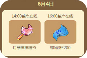 QQ炫舞2016年6月回馈第一周5615点券汇总