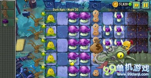 植物大战僵尸2黑暗时代part2第20关攻略