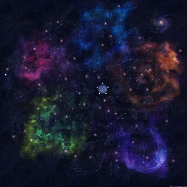 恐怖黎明完整星座拼图 恐怖黎明星座结构图一览