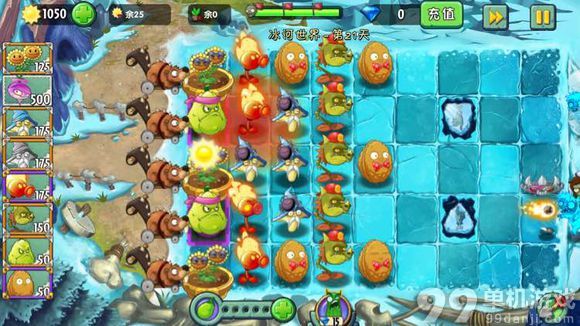 植物大战僵尸2冰河世界第21关三星过关攻略