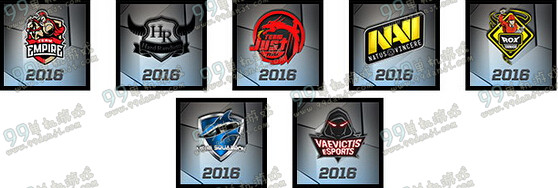 LOL2016赛季战队头像展示 2016赛季战队头像全面更新