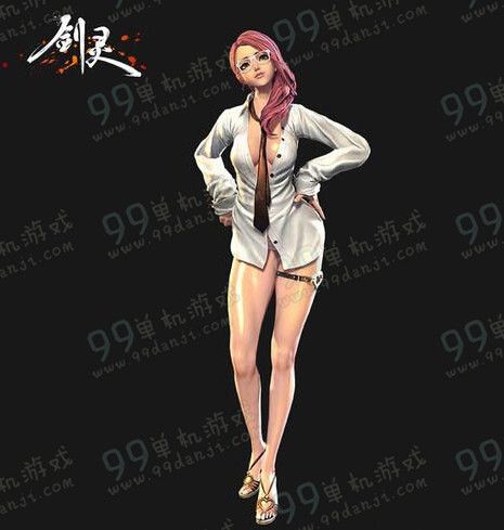 剑灵2016情人节时装外观展示 风吹PP凉没裤子系列