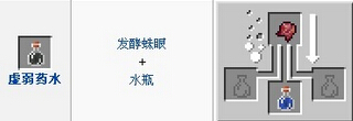 我的世界虚弱药水怎么做 我的世界虚弱药水有什么用