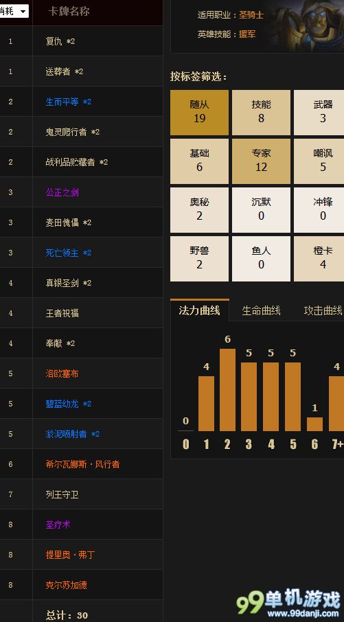炉石传说NAXX新卡应用 欧服亡语中速圣骑士卡组分享