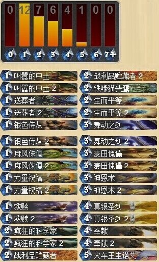 炉石传说适应当下天梯环境的奥秘流神恩骑士卡组分享