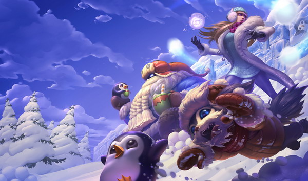 LOL冰雪节系列皮肤原画特效 LOL冰雪节皮肤有哪些