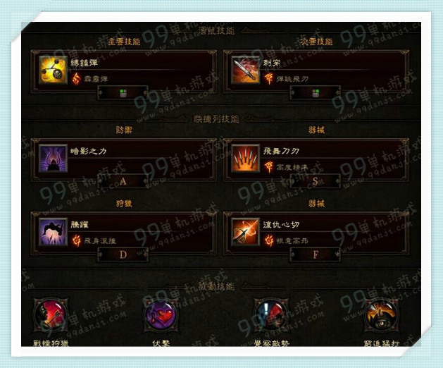 暗黑3 2.4猎魔人暗影套刀扇流配装攻略