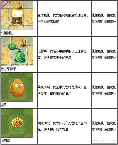 植物大战僵尸2植物进阶技能与属性强化介绍