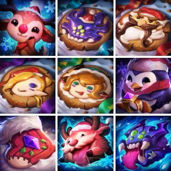 LOLPBE11月23日更新内容 冰雪节图标上线英雄改动
