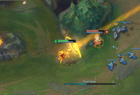 lol7.1版本大元素使拉克丝视觉效果改动gif特效展示