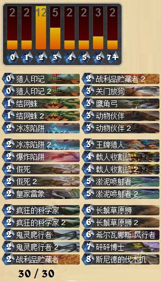 炉石传说欧服传说第五假死猎卡组 变种中速猎心得
