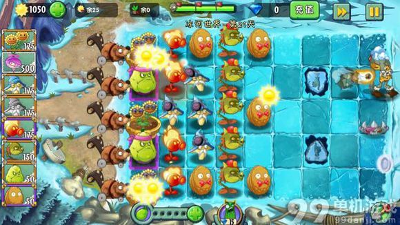 植物大战僵尸2冰河世界第21关三星过关攻略