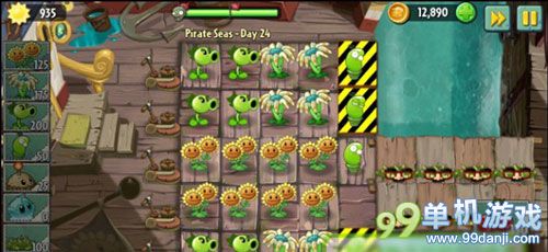 植物大战僵尸2海盗海域第24关图文攻略