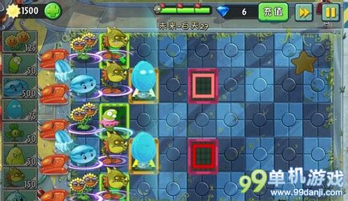 植物大战僵尸2未来世界第27关三星通关攻略