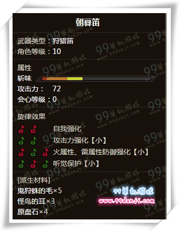 怪物猎人ol朝暮笛怎么样 朝暮笛有必要派生吗