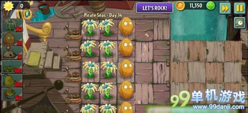 植物大战僵尸2海盗海域第14关图文攻略