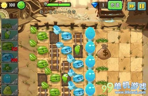 植物大战僵尸2一阶植物过巨人危机传奇难度攻略