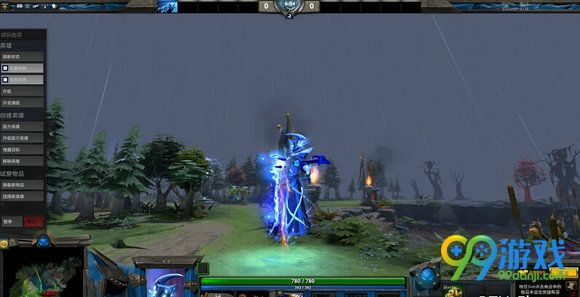 dota2 2016不朽3电魂闪电幽魂武器特效外观展示图