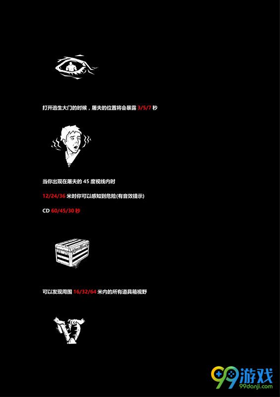 黎明杀机幸存者技能怎么用 全技能效果一览