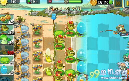 植物大战僵尸2国际版海滩世界第28关图文攻略