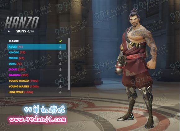守望先锋半藏皮肤有哪些 半藏皮肤外观展示