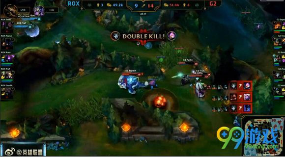 lol2016全球总决赛10月2日ROX vs G2比赛文字战报