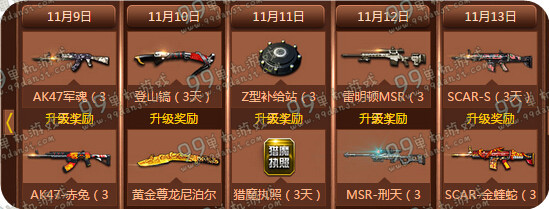 逆战感恩月福利回馈天天有活动地址与详情 猎魔执照登录领