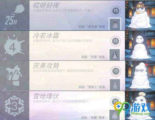守望先锋2016圣诞节版本新增喷漆头像外观汇总
