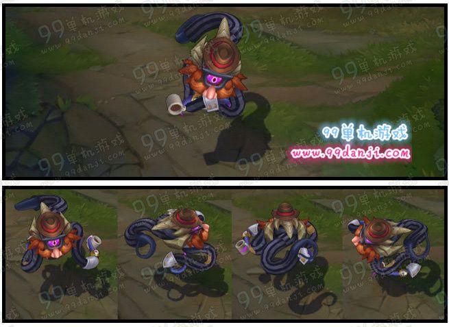 LOL2016年愚人节维克兹新皮肤特效视频 黑丝触手福利