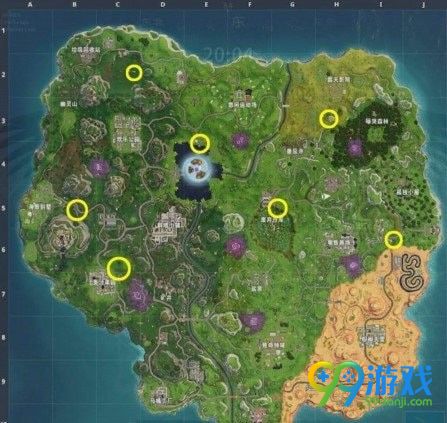 堡垒之夜第六赛季第五周火圈在哪 堡垒之夜火圈坐标位置一览