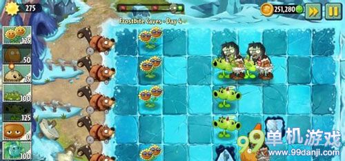 植物大战僵尸2国际版冰霜洞穴第4关图文攻略