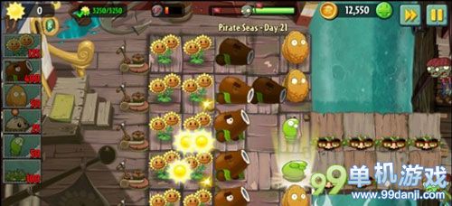 植物大战僵尸2海盗海域第21关图文攻略