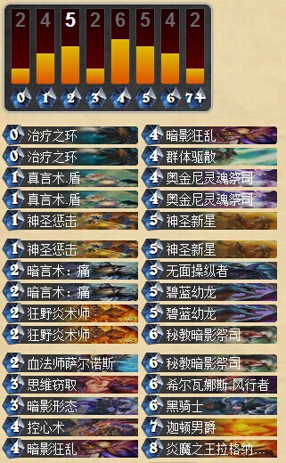 炉石传说天梯暗影牧师卡组 除却巨人法均可一战