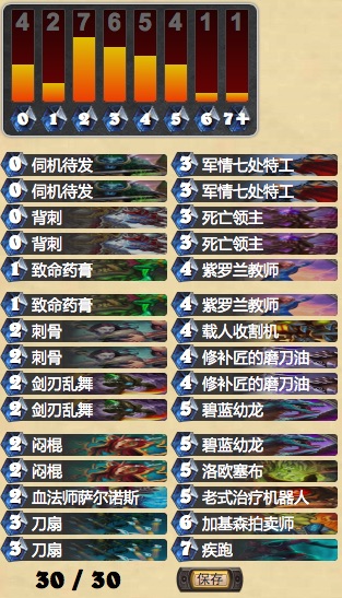 炉石传说改版刀油盗贼卡组分享 助你上传说