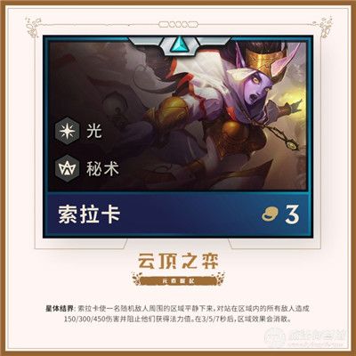 云顶之弈第二赛季三费英雄