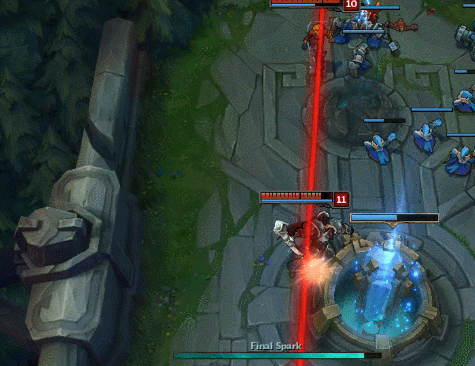 lol7.1版本大元素使拉克丝视觉效果改动gif特效展示