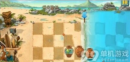 植物大战僵尸2中文版巨浪沙滩罐子危机第1天过关攻略