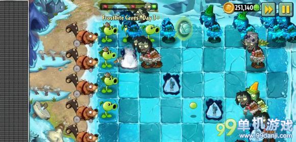 植物大战僵尸2国际版冰霜洞穴第3关图文攻略