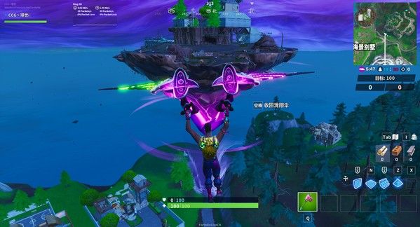 堡垒之夜发光魔方战利湖上方裂隙陨石内降落仓在哪 发光魔方战利湖上方裂隙陨石内降落仓位置