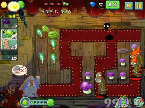 植物大战僵尸2无损过剧院惊魂第3天技巧攻略