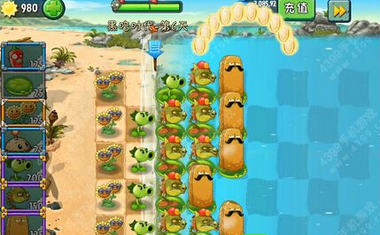 植物大战僵尸2中文版巨浪沙滩第6关攻略