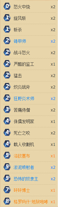 炉石传说国服天梯顶尖奴隶战卡组分享