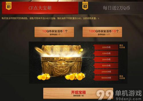 CF穿越火线绝对不亏的抽奖活动介绍与网址