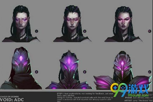 LOL新英雄虚空之女凯莎原画公布 虚空之女凯莎美术设定