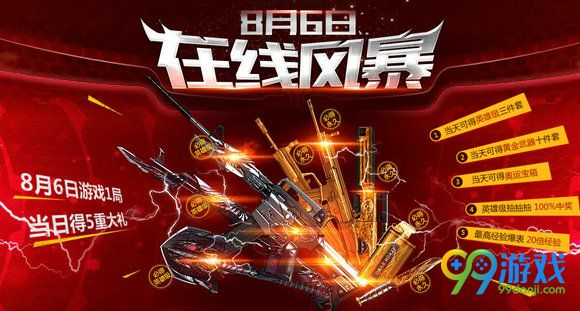 CF8月6日在线风暴TGP特权活动 TGP登录领破天狂龙