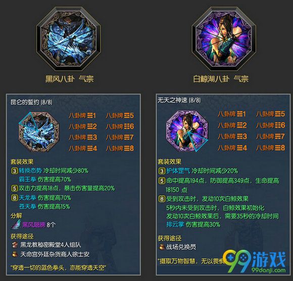 剑灵气宗黑风/白鲸湖八卦怎么样属性一览