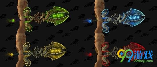 魔兽世界7.0DK神器外观模型 死亡骑士第六种神器造型