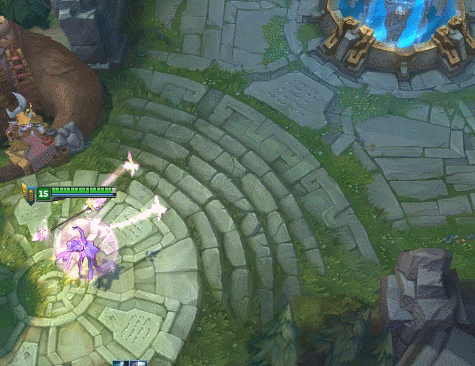 lol7.1版本大元素使拉克丝视觉效果改动gif特效展示