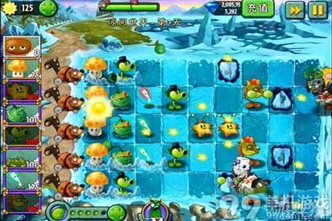 植物大战僵尸2中文版冰河世界第7天过关图文攻略